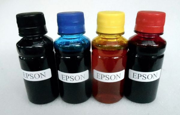 Tinta EPSON 4 X 100 Ml (CMYK) corante.